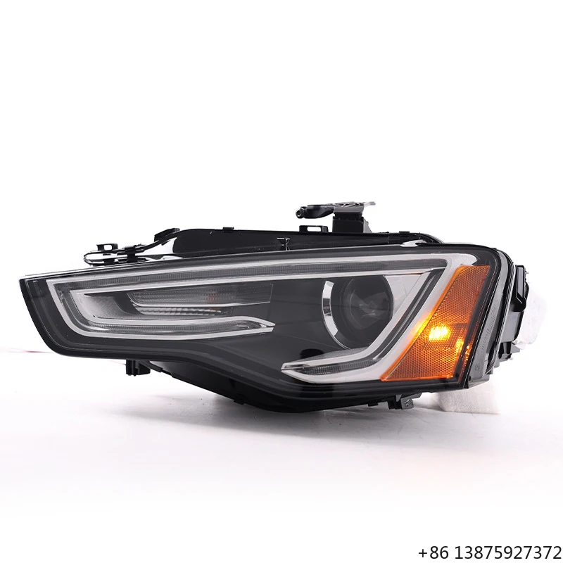 Suitable for 12-16  A5 Headlights US Version OE Accessories Lights HID Lens LED Daytime Running Lights Car Headlights