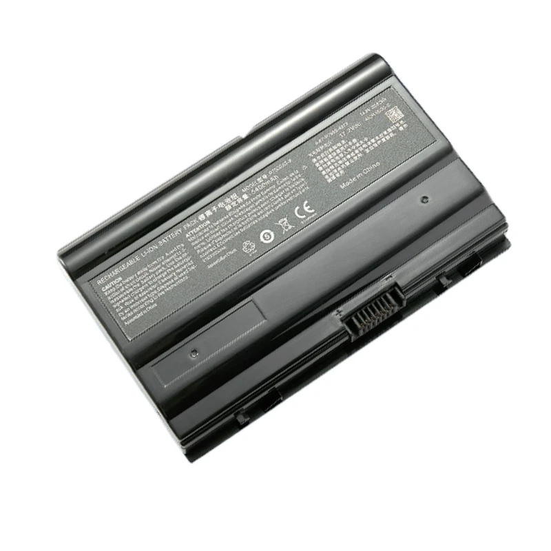 2 peças para clevo p750 p750zm p750s p751 p751zm p751dm para terrans force x599 x799 p770zm 8 células P750BAT-8 bateria do portátil