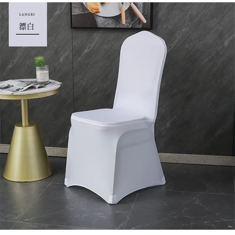 Free of tax Thickened Wear-resistant Fabric Wedding Chair Cover Elastic Sofa Cover Restaurant Banquet Versatile Chair Cover