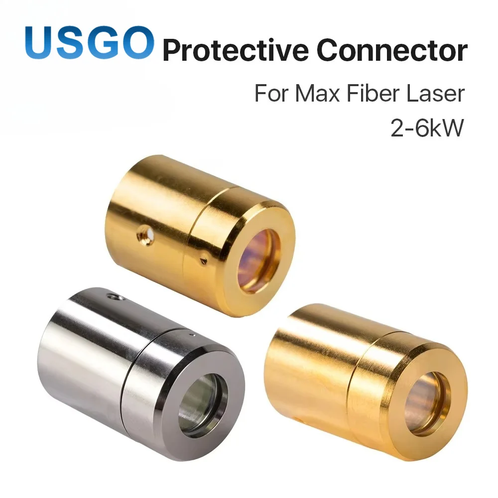 USGO Fiber Laser Source 2-6KW Output Protective Connector Lens Group for Metal Cutting Welding Machine Parts