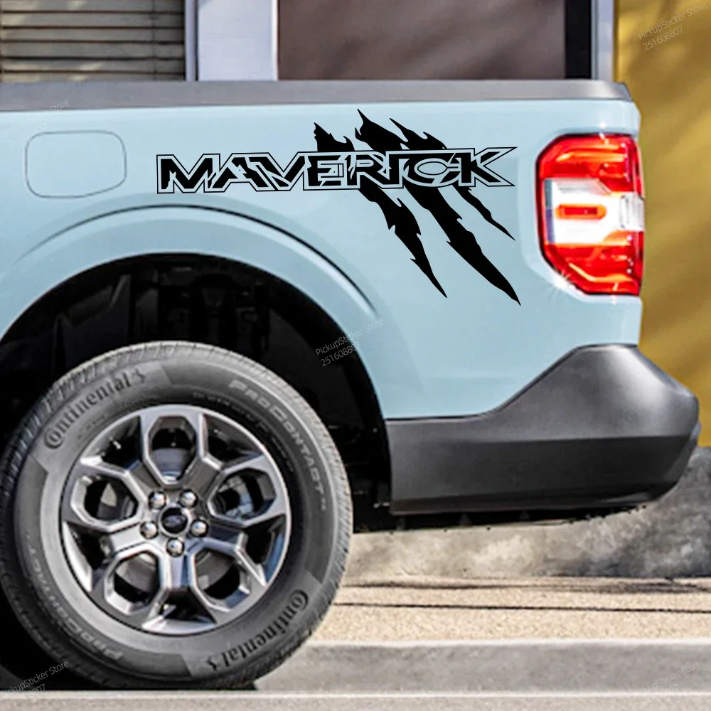 Car Sticker Pickup Truck Bed Graphics Claw Styling Decor Decal Decoration Auto Tuning Accessories For Ford Maverick XLT XL V8