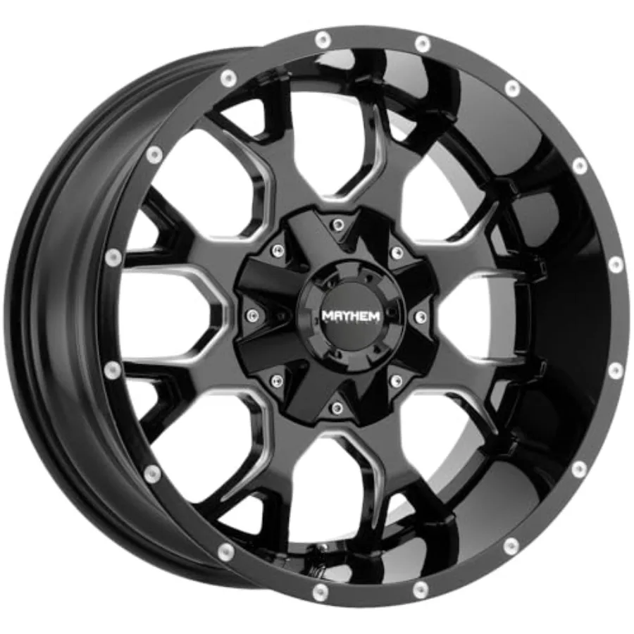

Колесные диски Warrior 8015 Black Milled Spokes 20X9 6-120/6-139.7 0мм 78.1мм