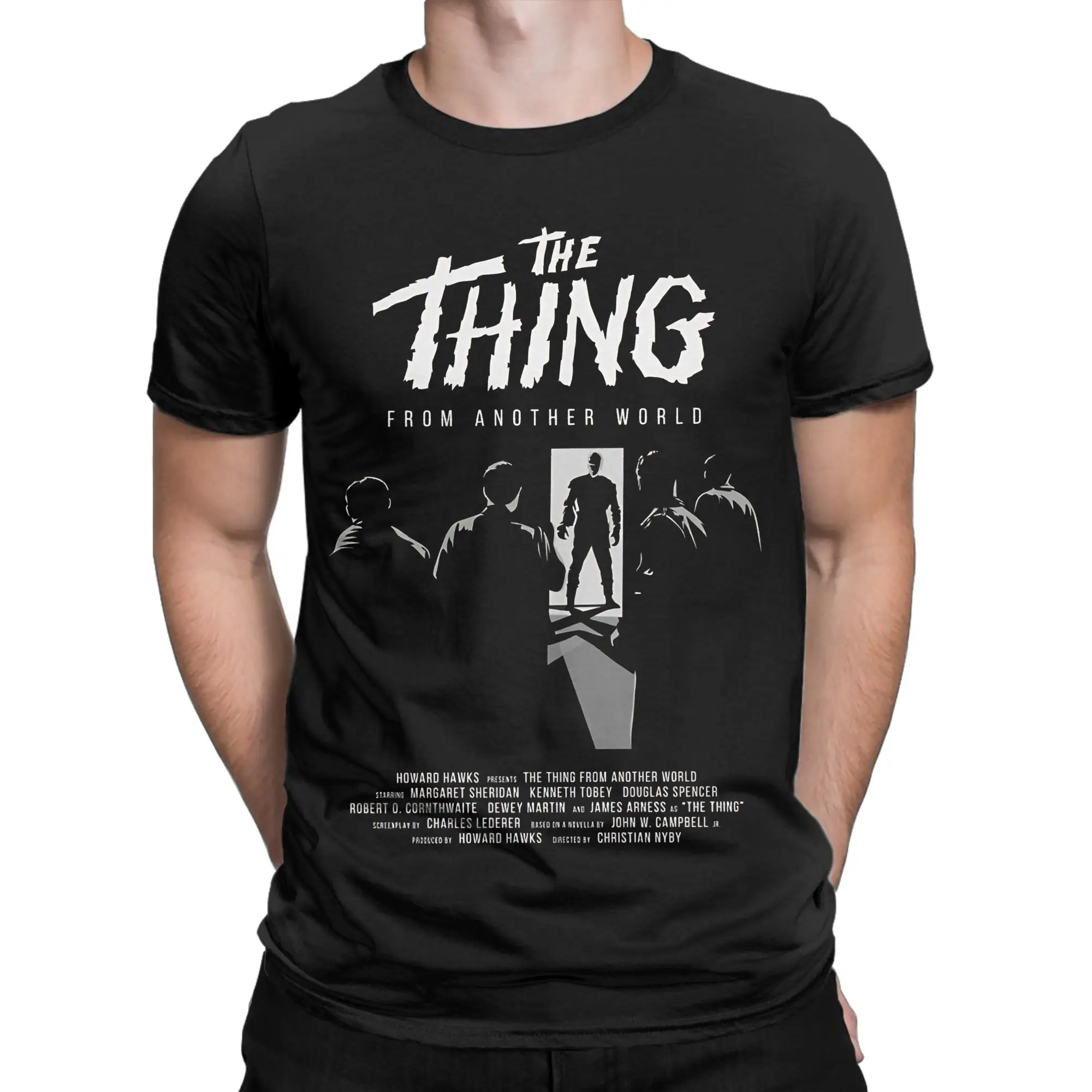 The Thing From Another World 1951 Funny 100% Cotton T-Shirt the thing Tees Tops For Men