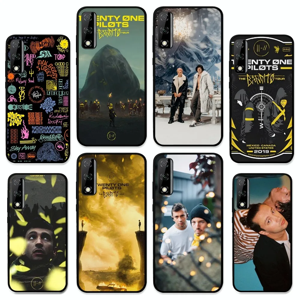 Band T-Twenty O-One P-Pilots Phone Case For Huawei Y9 6 7 5 Prime Enjoy 7s 7 8 plus 7a 9e 9plus 8E Lite Psmart Shell