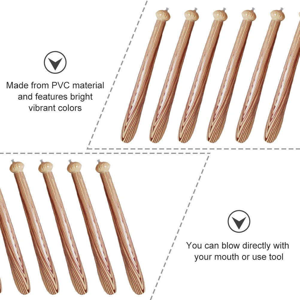 6 ชิ้นเด็กของขวัญ Inflatable เบสบอลค้างคาว Cheer Props สําหรับชุดของเล่นเด็ก Party Favors ตี Sticks เด็ก