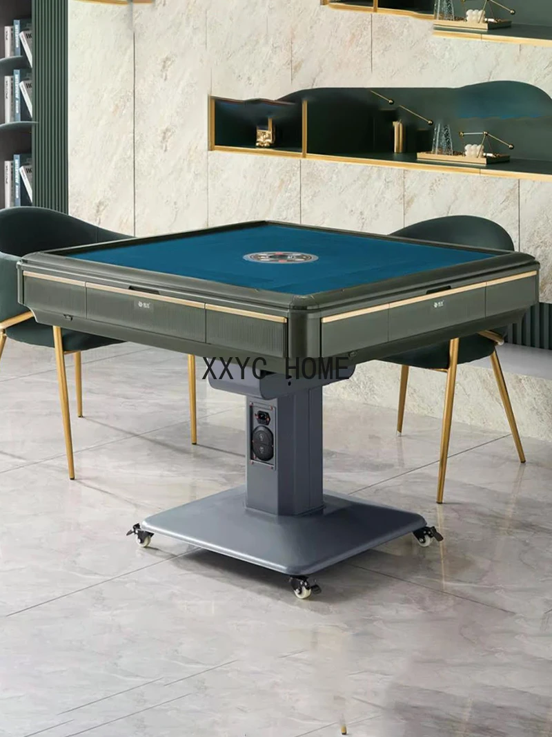 

Power-driven Dining Table Storage Drawer Warm Breeze Silence Mahjong Table Electric Folding Mesa De Comedor Home Furniture LVMC