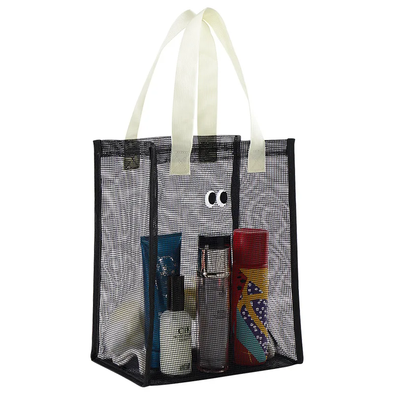 

Leisure Travel Breathable Mesh Handbag, Beach Swimming and Toiletries Storage Bag for Travel Organizer for Closet