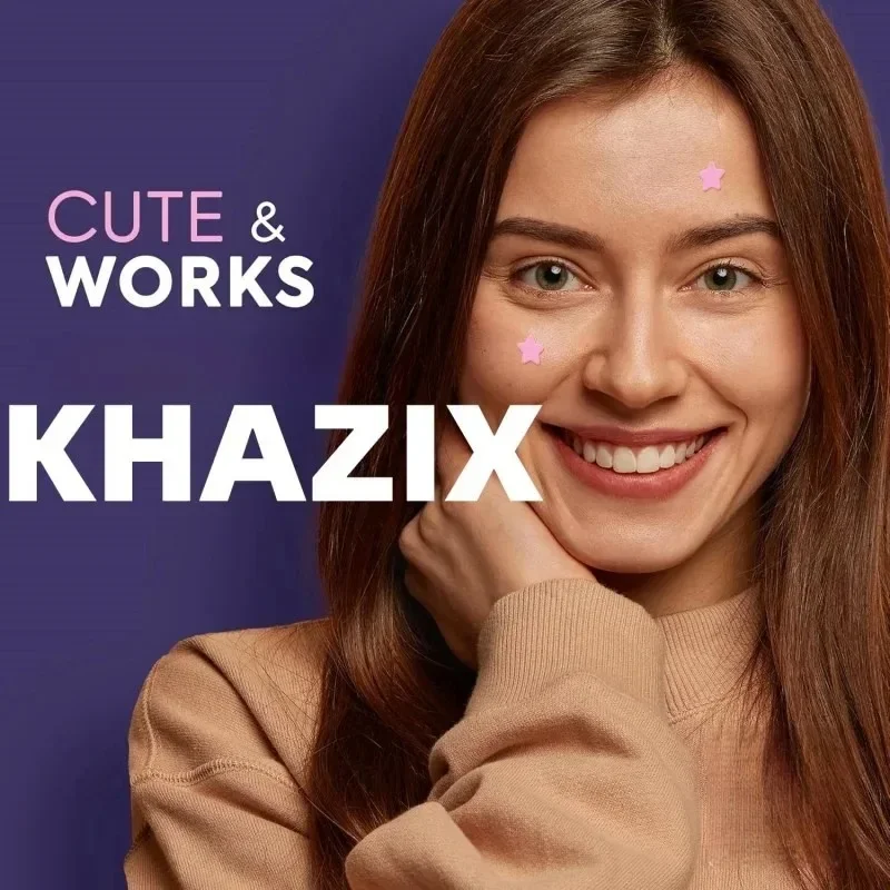 1400 peças de remendos de acne multicoloridos estrela '' remendos de acne faciais '' remendos de acne corretivos'' e espinhas ultrafinos.