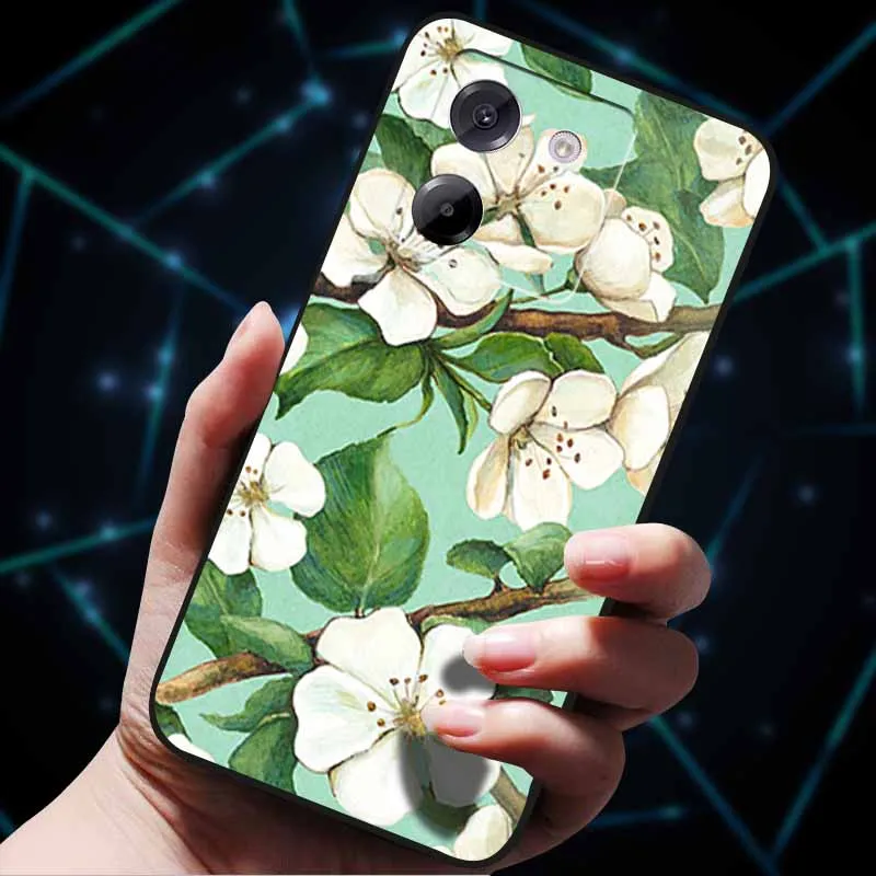 Per Xiaomi Poco M7 Pro 5G Custodia 3D Fiori Rilievo Custodie per telefoni in silicone morbido per Poco M7 Pro 5G Cover posteriore Funda Poco M 7 Pro 5G