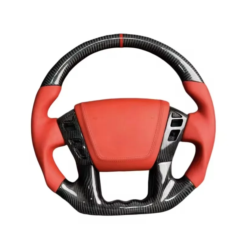 For Has Customized a Carbon Fiber Steering Wheel for Corolla RAV4 Creating a Sporty Style Steering Wheel