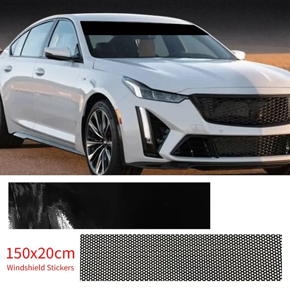 20cmx150cm Car Window Tint Film for Car Windscreen Black Solar Film Anti-UV Sun Shade Car Solar Protection Sticker Film