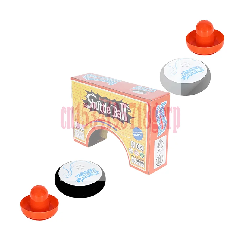 

Настольный аэрохоккей для детей: мини-электрический плавающий хоккей с 2 красными пушерами