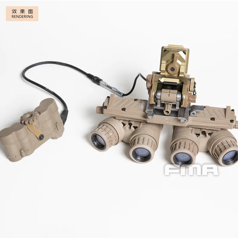 FMA Nylon Metal Tactical GPNVG18-ANVIS versione CAG NVG modello fittizio custodia funzionale per batteria con filo TB1289-A