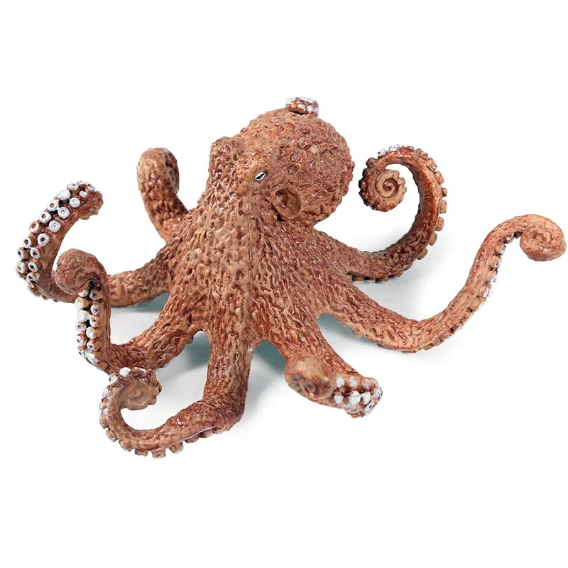 

Children's cognitive toy simulation Solid plastic static marine animal model Octopus octopus squid octopus