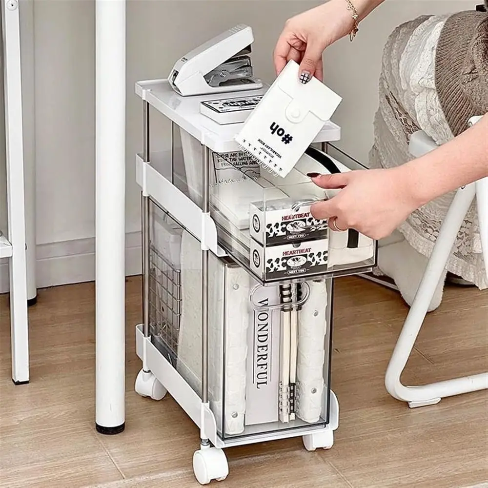 خزانة تخزين متنقلة تحت المكتب مع عجلات منسدلة لتنظيم بيانات مكتب المكتب