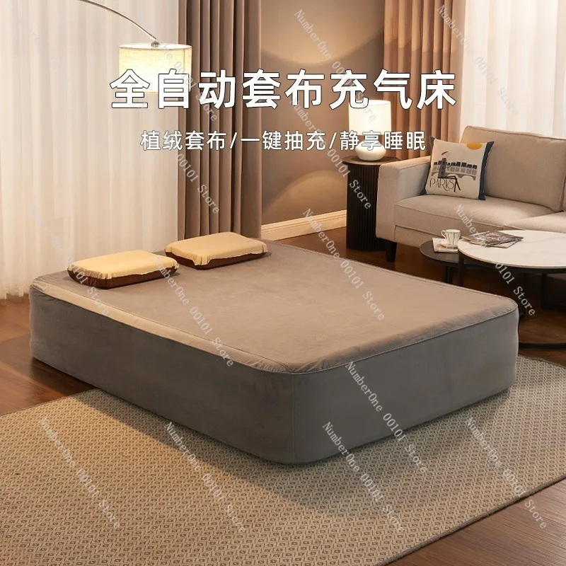 Automatic Inflatable Mattress for Camping, Thickened Outdoor Sleeping Pad and Home Sofa Bed Air Mattress