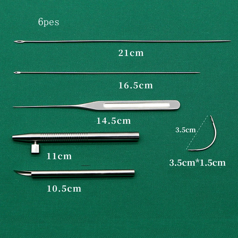 

Face tissue puncture guide needle guide needle face lift wire carving large V embedding needle piercing needle skin needle