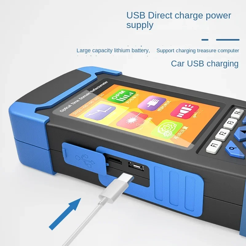 Optical Fiber Tester 80km Optical Fiber Breakpoint Fault Obstacle Locator Optical