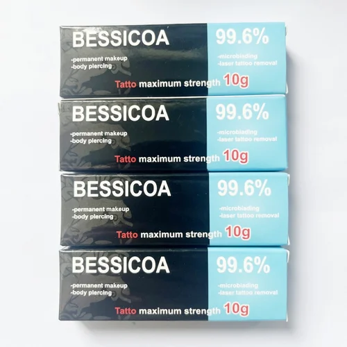 Imagen 1 del producto 2025 nuevo Original azul 99.6% crema de tatuaje rosa maquillaje permanente belleza cuerpo cejas delineador de labios 10g