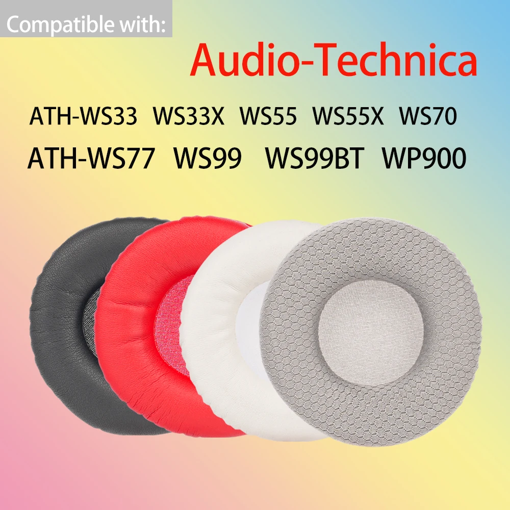 وسادات الأذن لسماعات الرأس Audio-Technica ATH-AWAS/f AWKT/f D900USB DN1000USB W10VTG استبدال وسائد الأذن