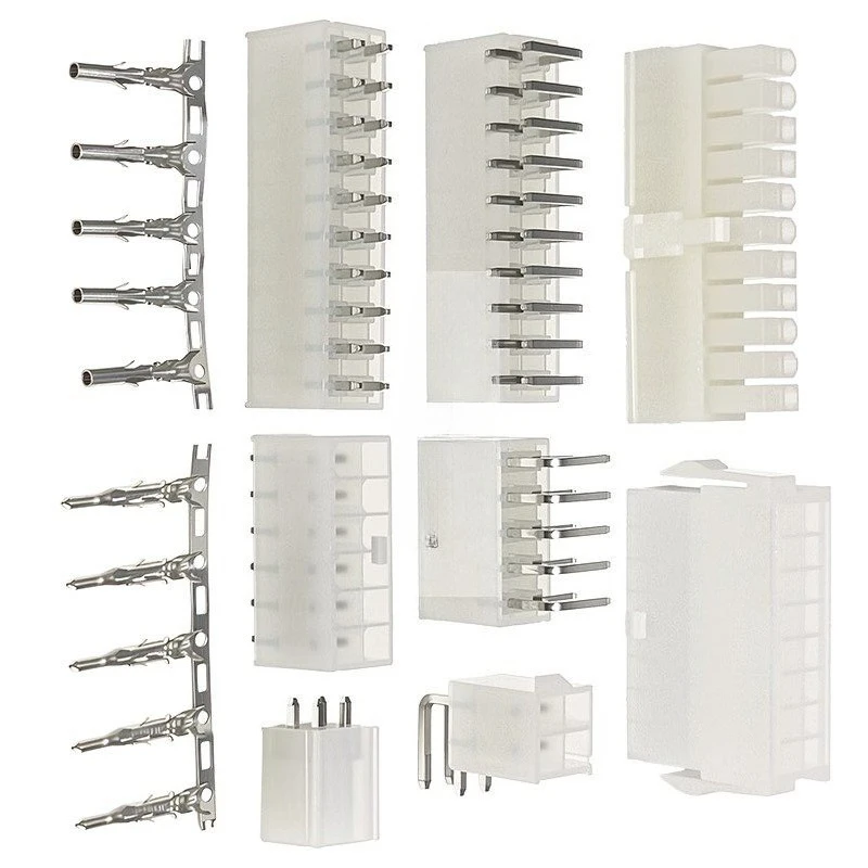 MX4.2MM pitch 5557 5569 connector 2P4P6P8P male-female dual-row plug terminal 4pcs