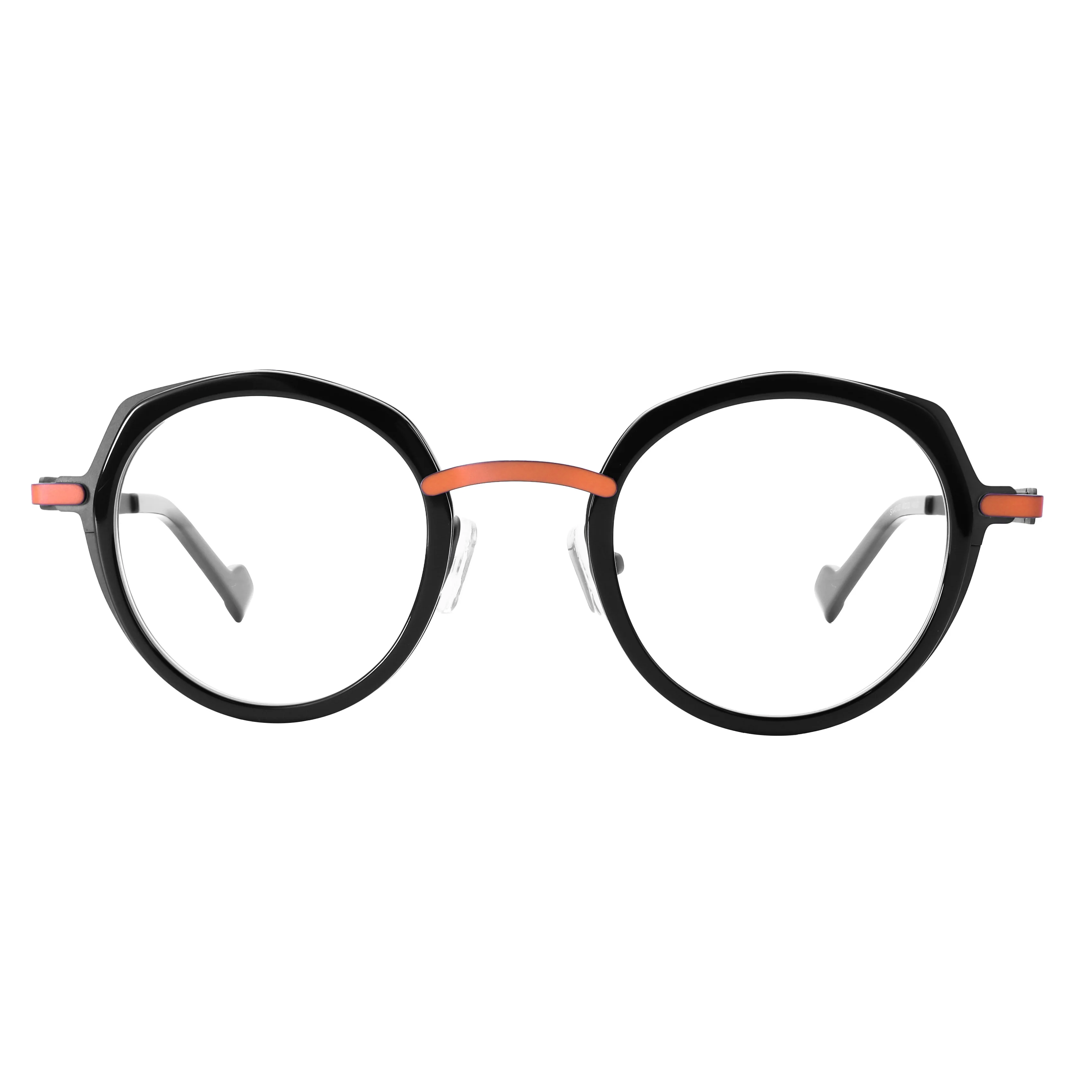 VZONE Geometric Acetate Luxury Glasses Frames Mixed Color Vintage Style Statement Designer Eyewear for Women And Men