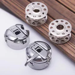 Empty Bobbin Case For Industrial Sewing Machine Accessories Spool Embroidery Tool Singer Janome Brother Iron Metal Stainless
