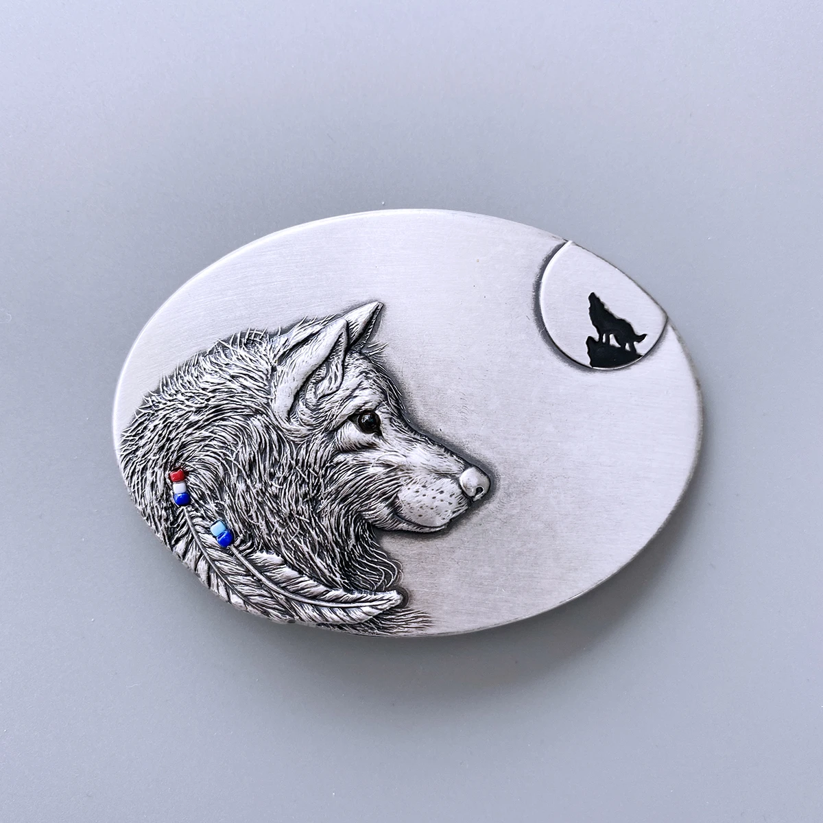 vintage-silver-plated-western-cowboy-cowgirl-wild-west-moon-wolf-oval-belt-buckle