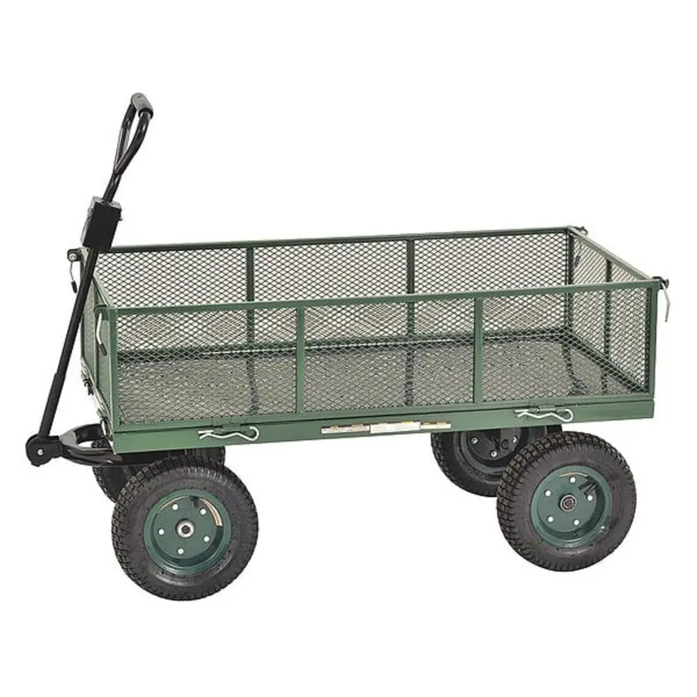 Steel Utility Garden Wagon 1000lb Load Capacity 48