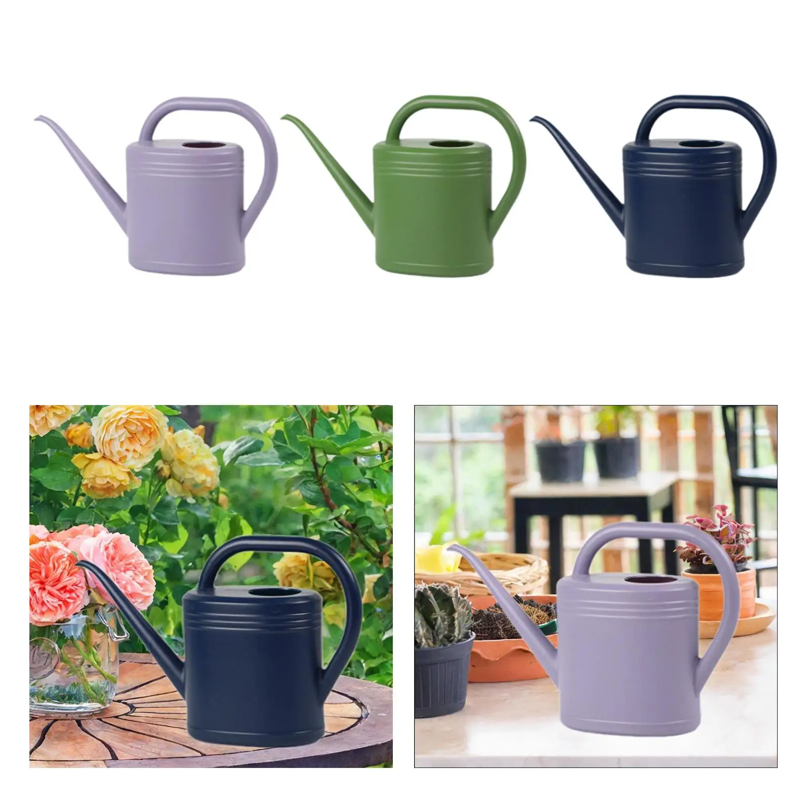 

2L Garden Watering Can, Lightweight Watering Can with Handle, Easy to Use Gardening Tool for Bonsai, Garden, Flowers, Vegetables