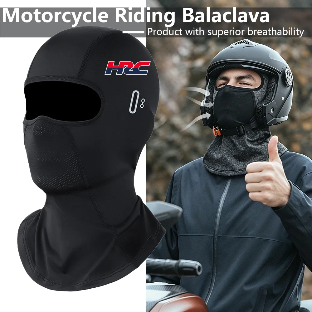 For Honda CRF450RX RALLY & GROM 125 HRC Edition – Motorcycle Balaclava, Breathable Full Face Mask with Sun UV Protection