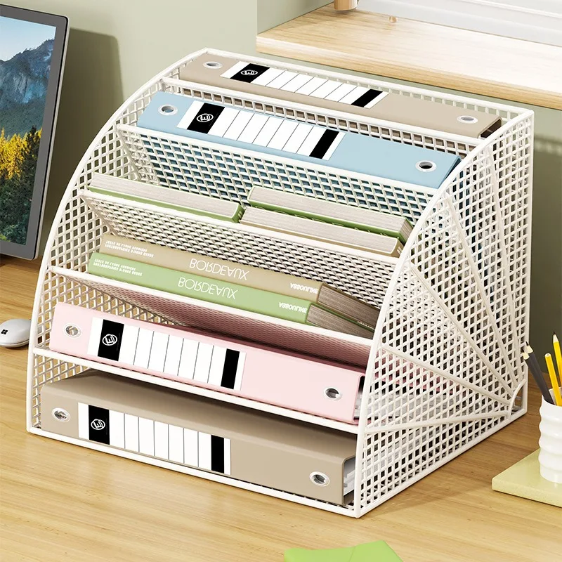 For Desktop Organizer Desk Shelf, Book Stand, File, Book Storage Box Desk Book Holder