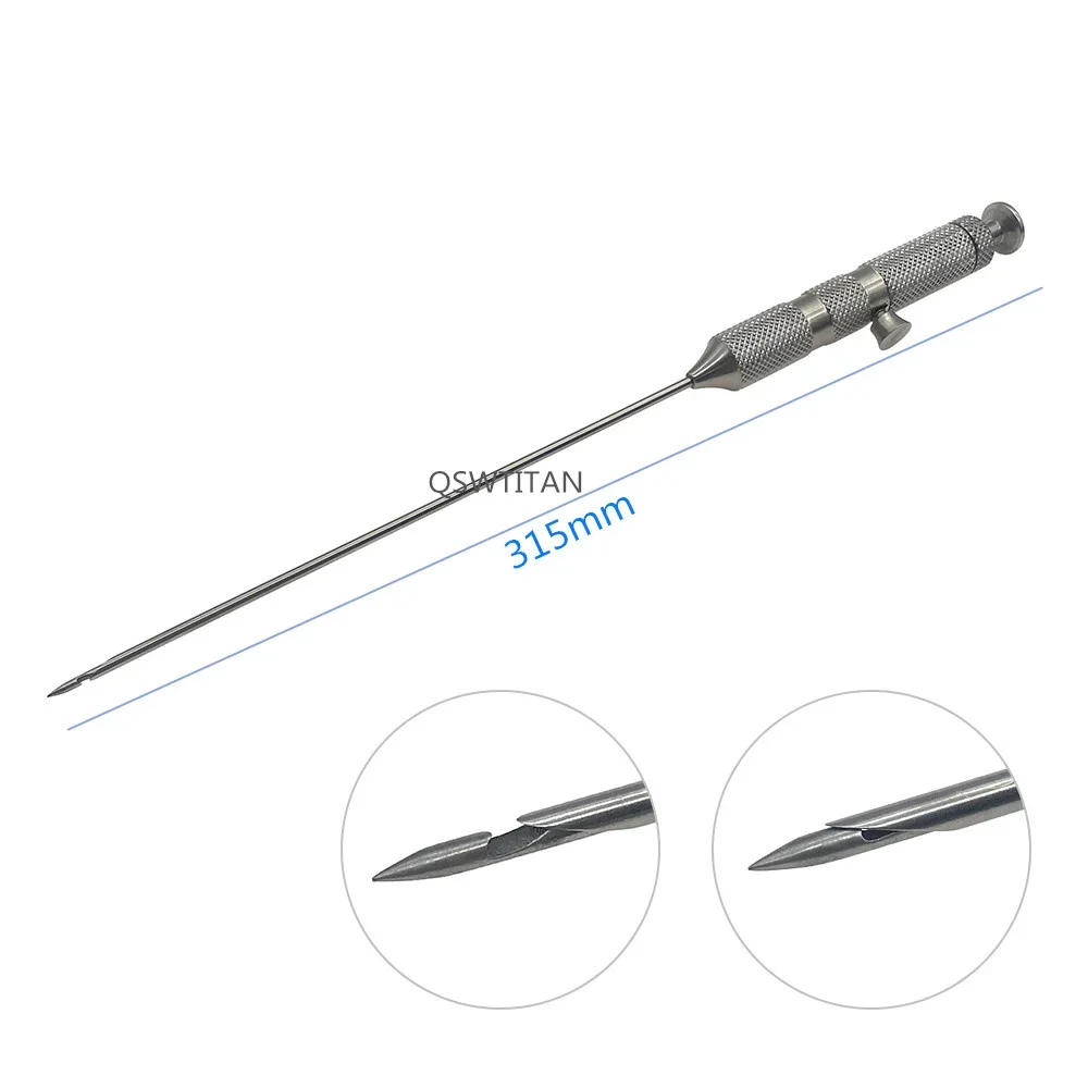 Stainless Steel Laparoscopic Forceps Closure and Hernia Suture Retriever Suture Needle Instruments Reuseable