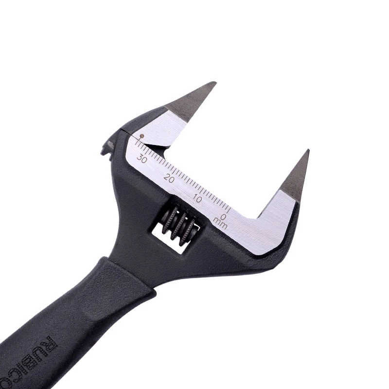 RBV006T Adjustable Spanner Large Opening Ultra-thin Adjustable Wrench for Plumbing Special Short Handle