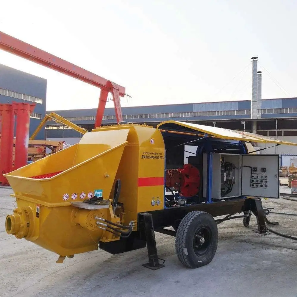 

Factory 40 50 60m³/h Trailer Pump Concrete Stationary Mobile Pump Diesel Concrete Pump