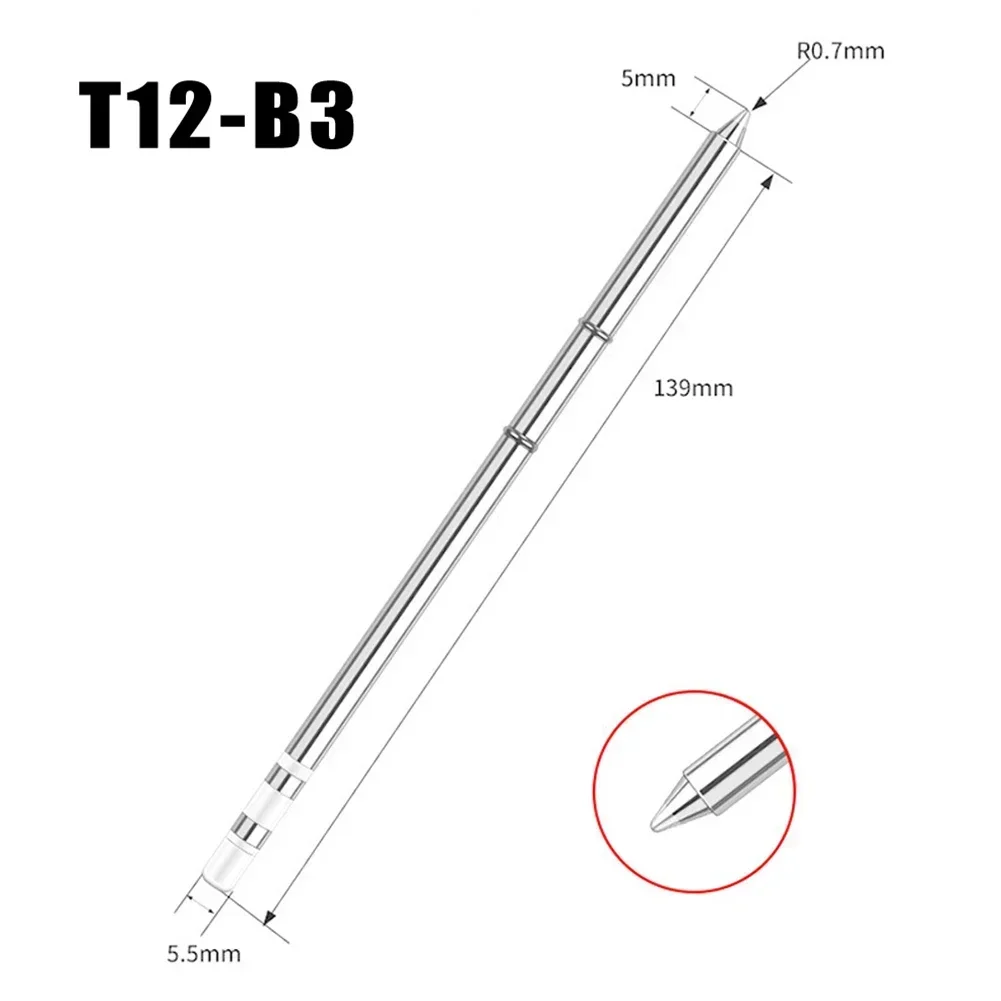 T12 Soldering Iron Tips T12-B/B2/B3/B4/BC1/BC2/BC3/BC4/BCF1/BCF2/BCF3/BCF4/BL Lead-Free Welding Tip Head