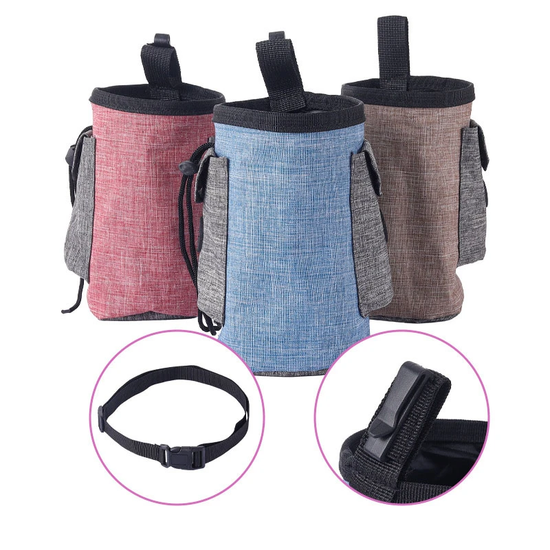 Pet Dog Puppy Training Treat Snack Bait Pet Feed Pocket Pouch Obedience Agility Pouch Food Bag Pocket Snack Reward Waist Bag