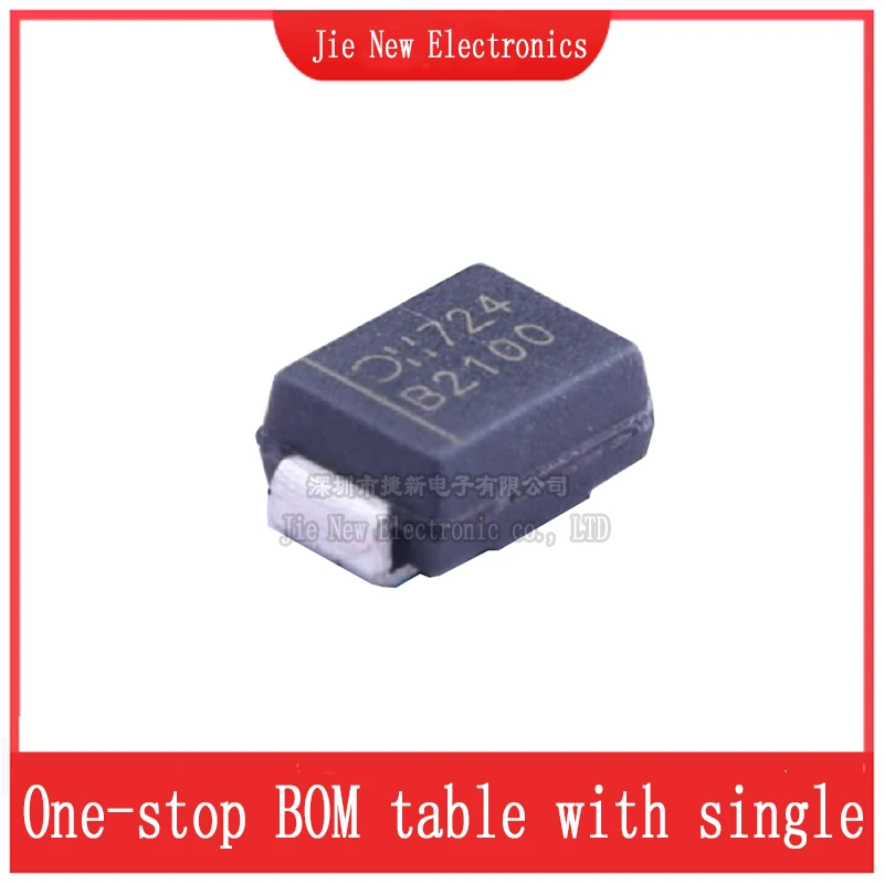 20 Stuks Smb (DO-214AA) B2100-13-F B220-13-F B230-13-F B240-13-F B250-13-F B260-13-F Smd Schottky Diode