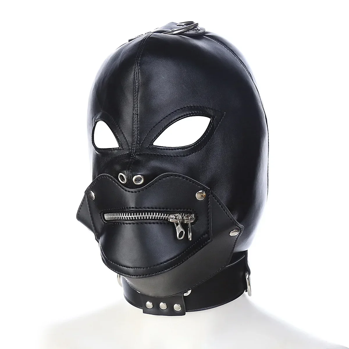 Slave Halloween Adult Games Erotic Toys For Women PU Leather Head Mask Adult Toy For Women Headgear Bondage Hood Fetish