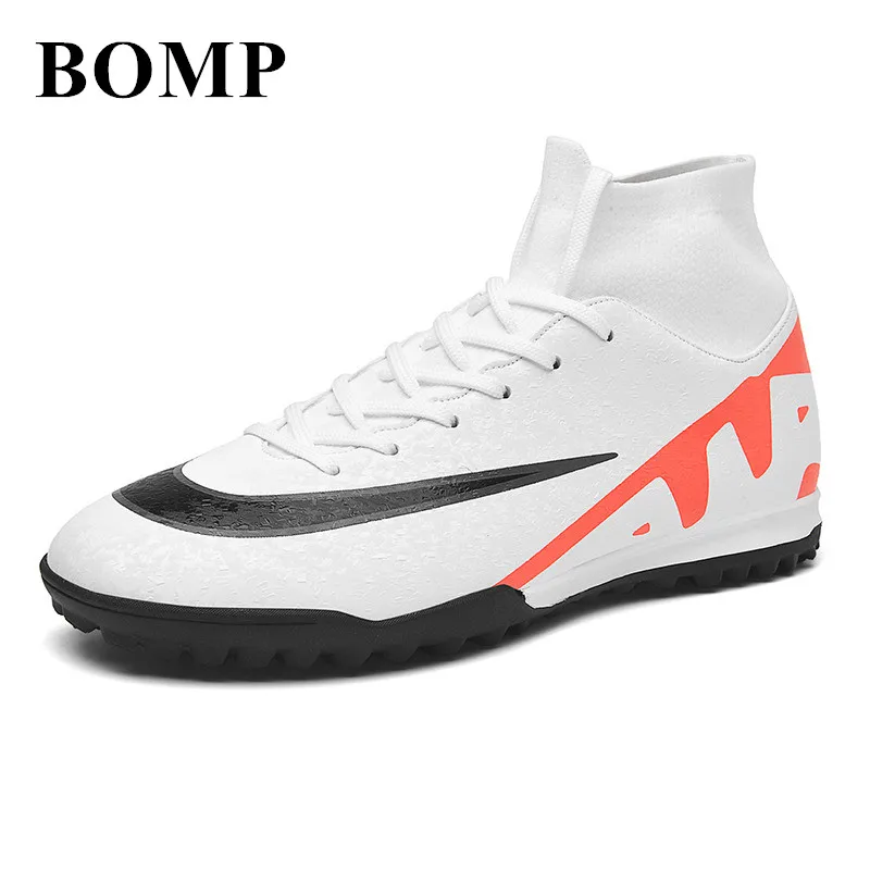 

New Arrivals White Football Boots Men Outdoor Training TF/FG Men's Soccer Shoes Large Size 35-47 Light Society Soccer Cleats Man