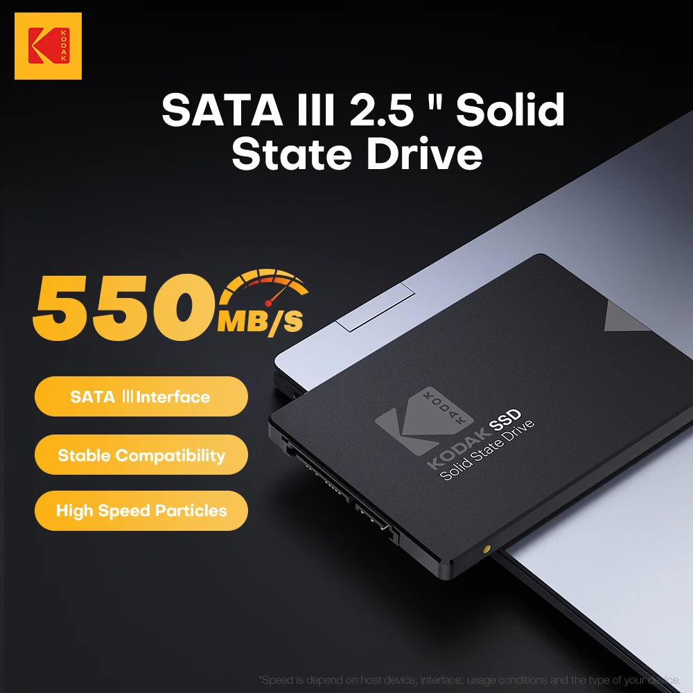

Kodak SSD X130 PRO SATA3 Внутренний твердотельный накопитель 128 ГБ 256 ГБ 512 ГБ 1 ТБ жесткий диск 2,5 дюйма 6 Гбит/с для ноутбука, настольного ПК
