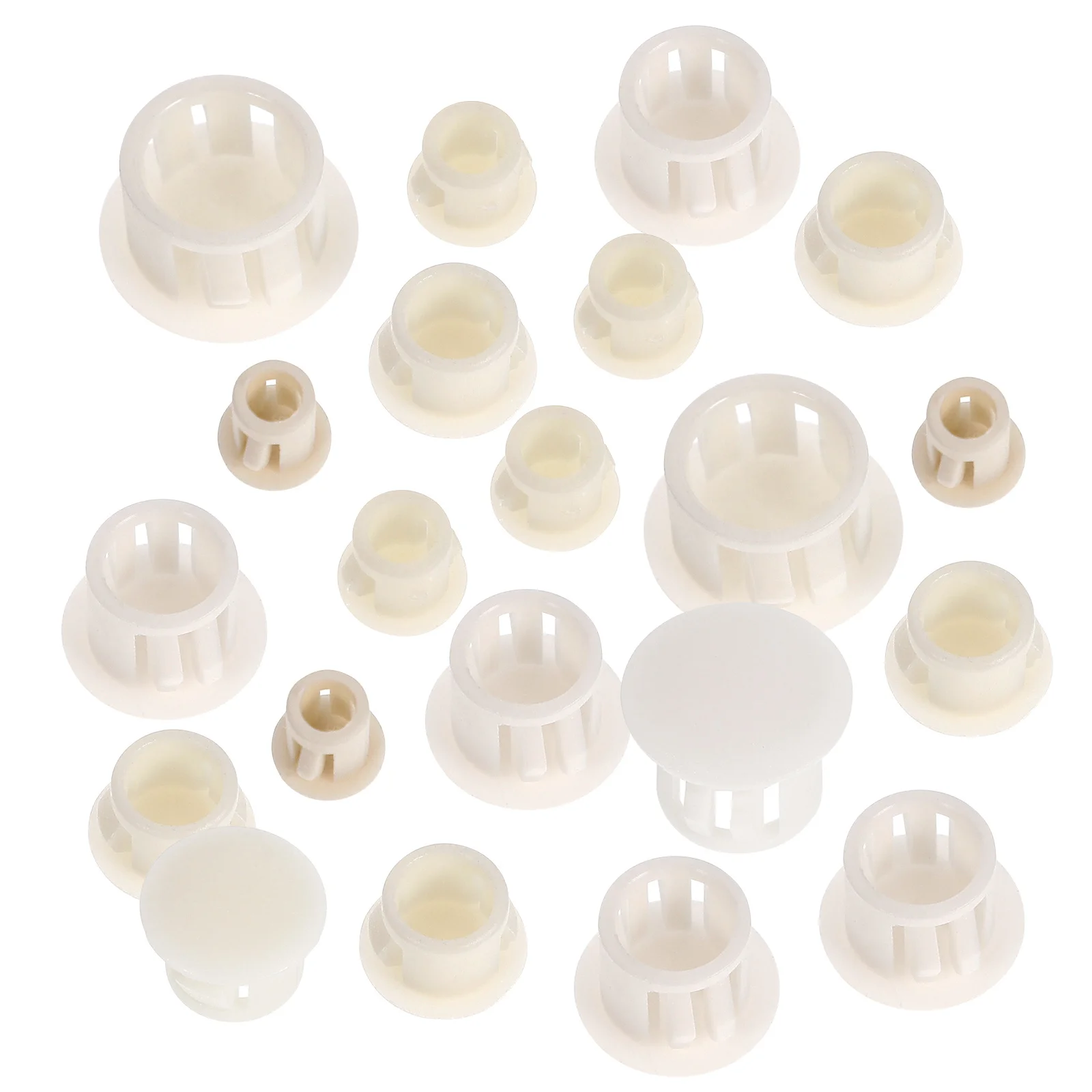 100 قطعة المفاجئة في ثقب المقابس النايلون جولة زر يغطي ل خزانة أثاث الصلب الساقين المعدات في الهواء الطلق ثقب المسمار قبعات