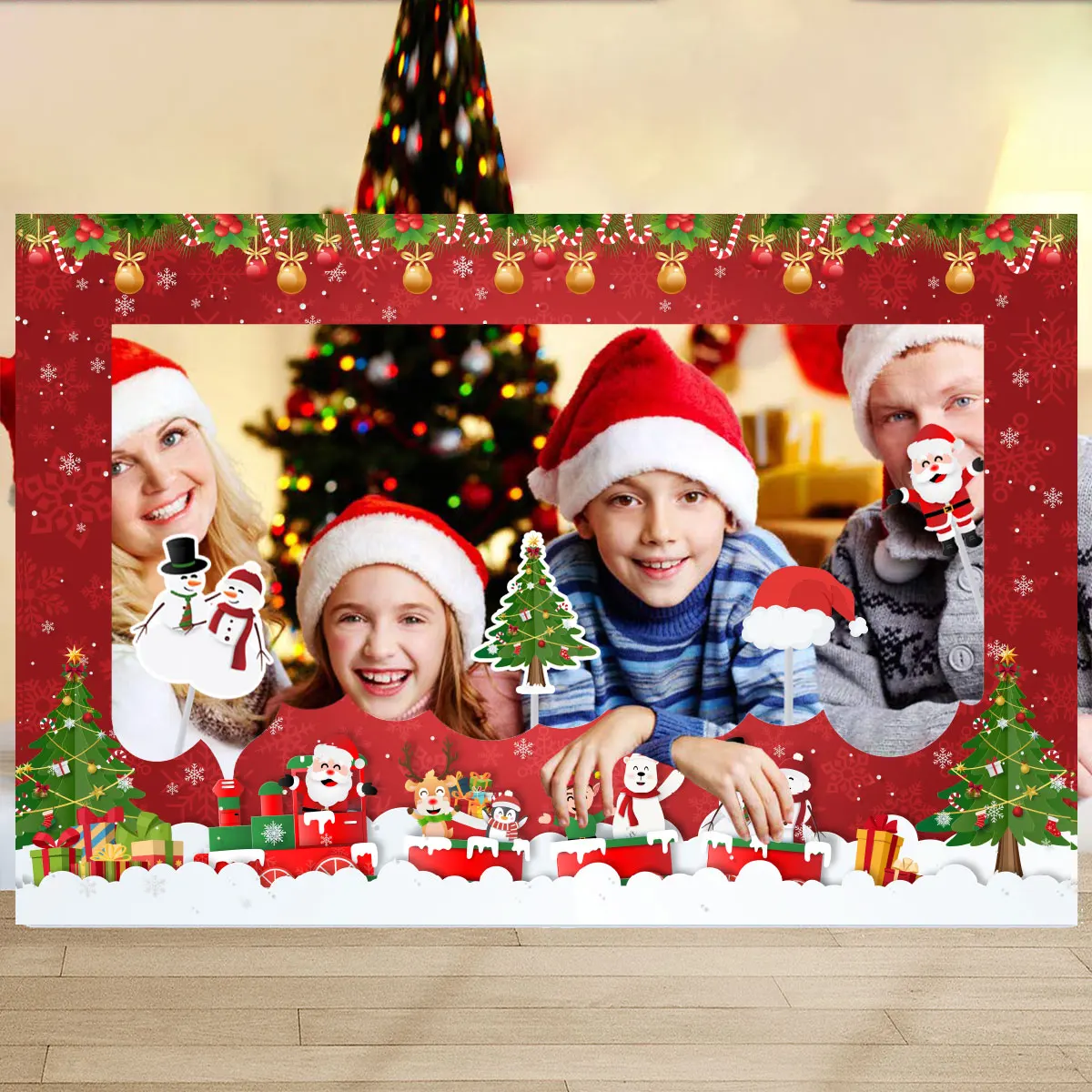 クリスマスフォトフレーム 2025 メリークリスマス装飾ホームナヴィ