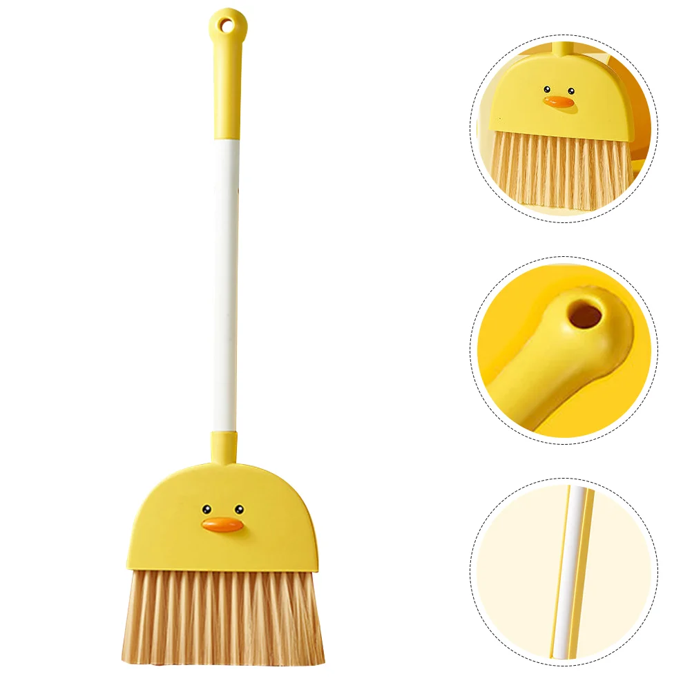 Children\'s Broom Small for Kids Household Cleaning Supply Mini Dustpan Long Handle Toddler Childrens Toys