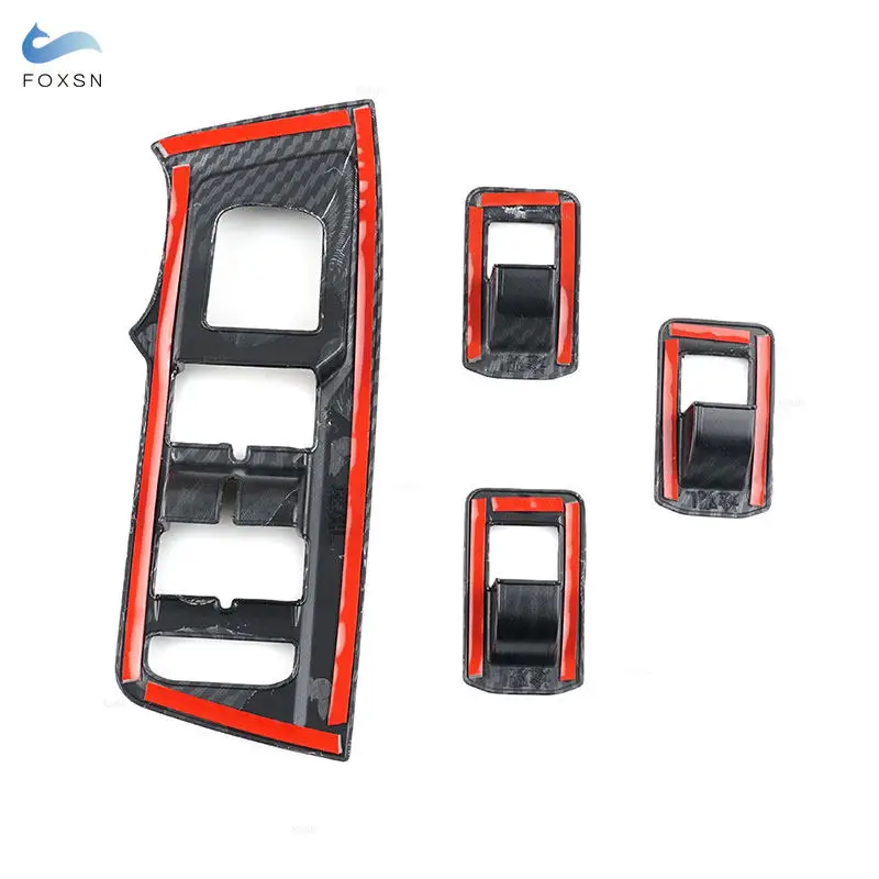 LHD Car Accessories Interior Door Armrest Window Lift Switch Button Frame Cover Trim For VW Tiguan 2017 2018 2019 2020 2021