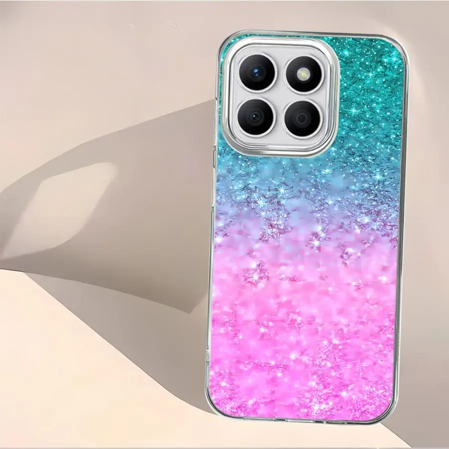 Мягкий чехол для телефона с художественным градиентом и рисунком оловянной бумаги для Honor X8b X9b X7b 200 Pro X9c X8c 400 Lite X9a X8a