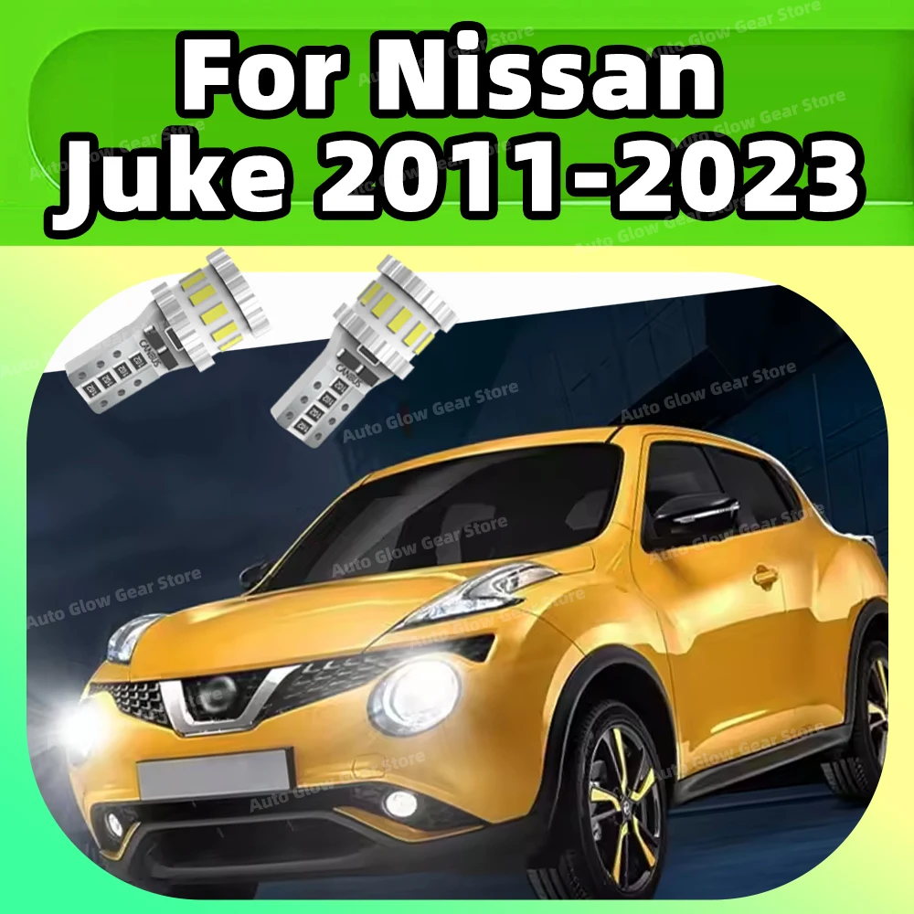 2x Auto Led-lampen Für Nissan Juke 2011 2012-2023 Parkplatz Lichter T10 W5W Seite Marker Position Signal lampen 12V Auto Indikatoren