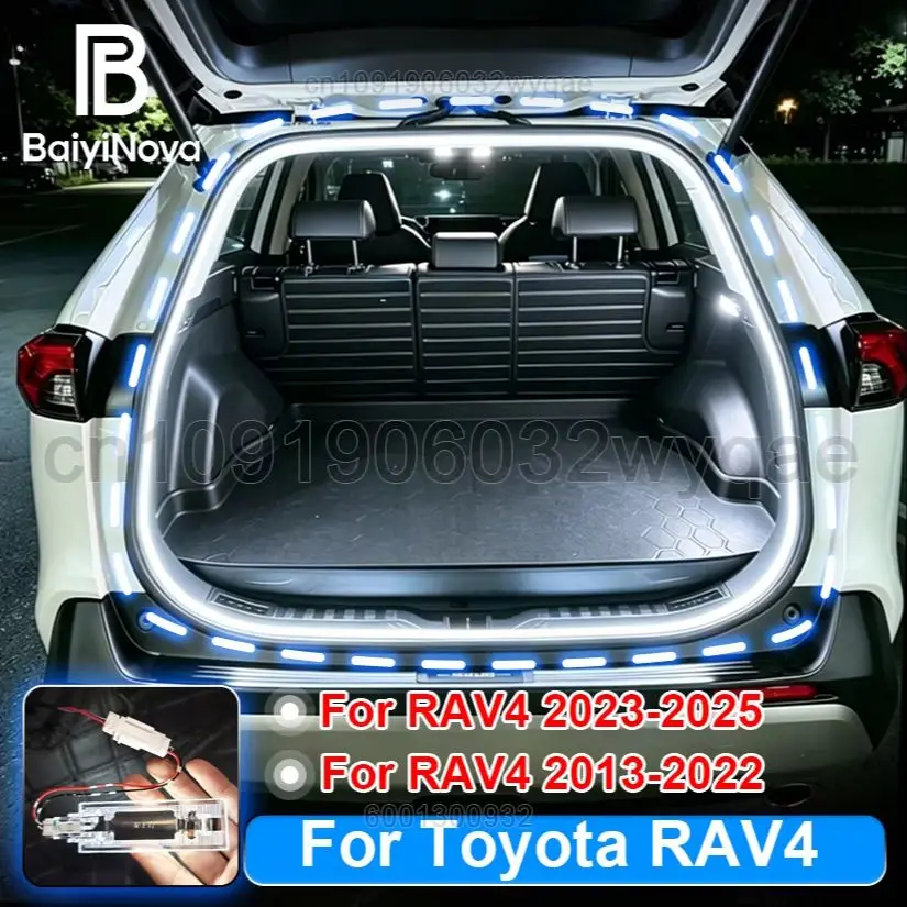 

Dynamic LED Ambient Light Strip 2m/4m for Toyota C-HR RAV4 Corolla Cross Prius BZ4X After Trunk Lamp Car Interior Decorative LED