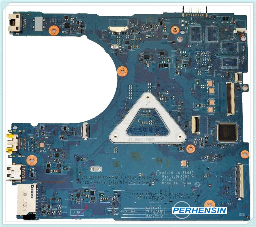 07CV2G for Dell  Inspiron 17 5758 Laptop Motherboard i5-5200U 2.2Ghz LA-B843P 7CV2G AAL10 100% Perfect Work