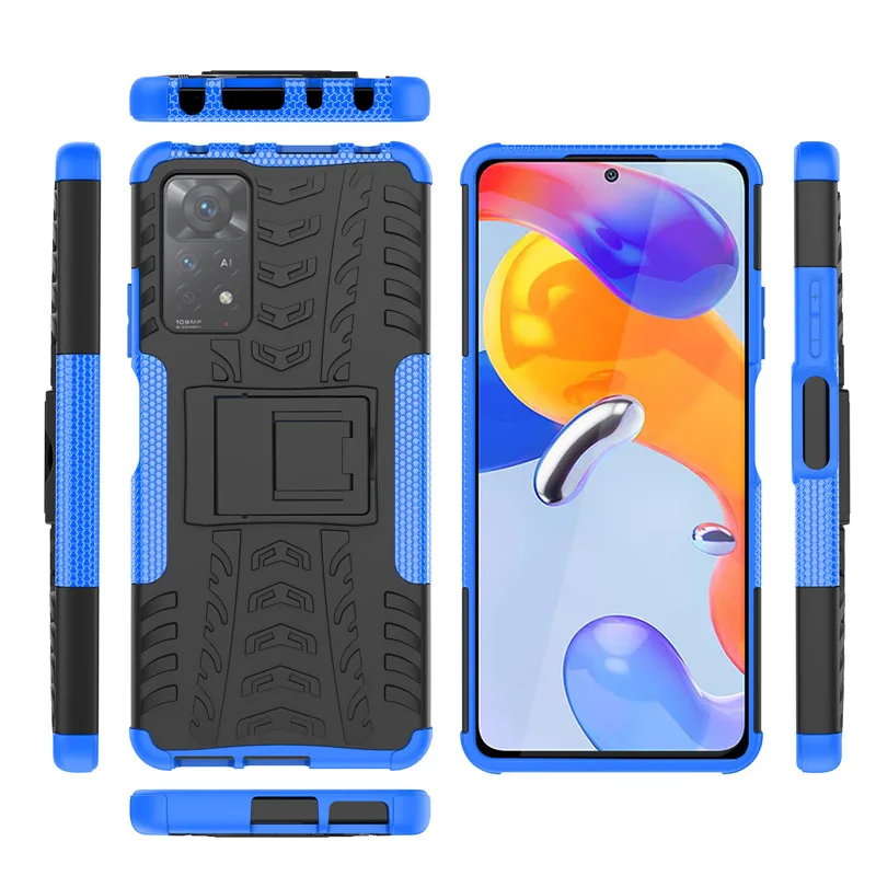 Voor Xiaomi Redmi Note 12 Pro Case Cover Note 12S 12 Pro Plus 11 11S 10 10S Houder Beschermende Telefoonhoesjes Redmi Note 12 Pro 4G